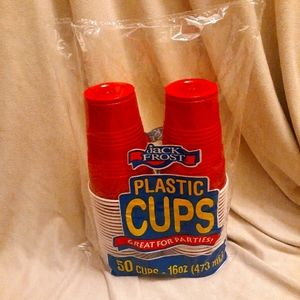 Jack Frost Solo 16 oz red keg beer pong party cups pack of 50